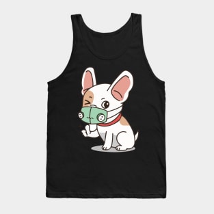 Dog Face Mask Covid 19 Tank Top